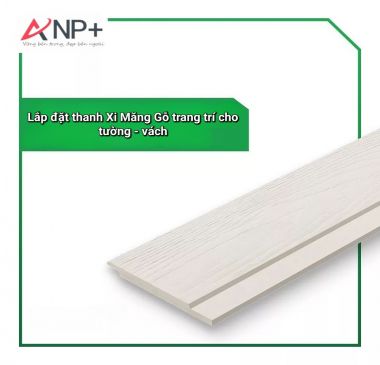 Tấm xi măng giả gỗ ốp tường trần ANP