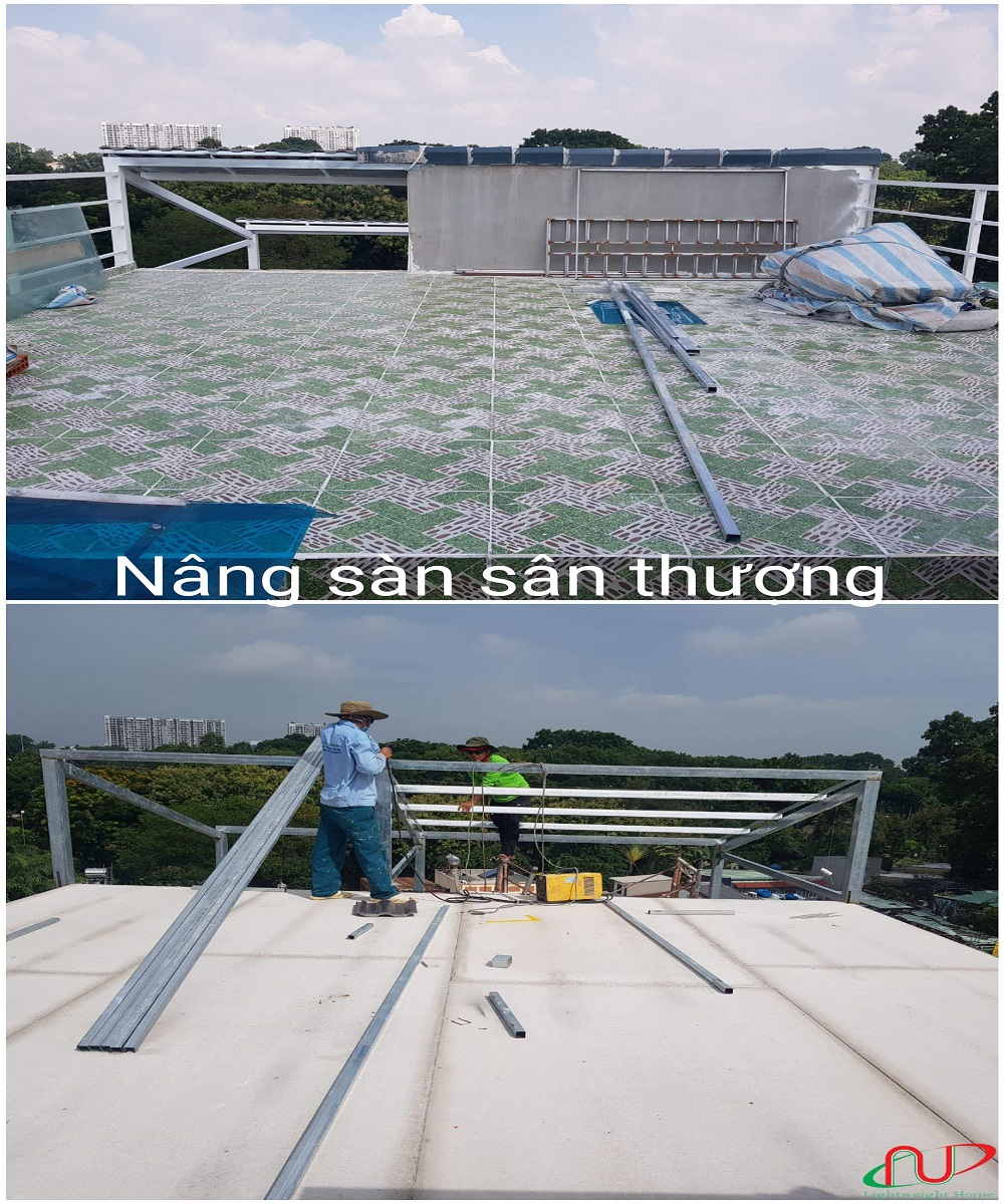 Cải tạo nhà cấp 4 thành nhà 2 tầng tại TPHCM