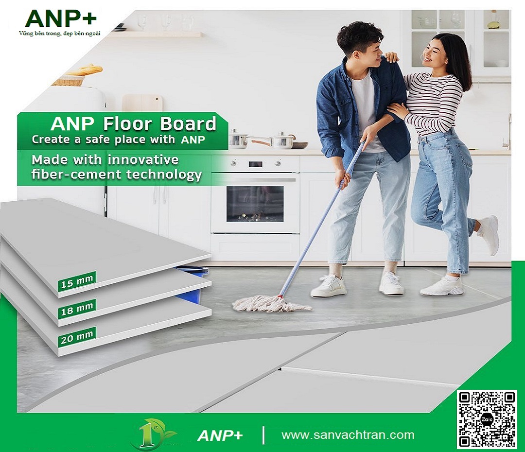 Tấm cemboard lót sàn ngăn vách ANP