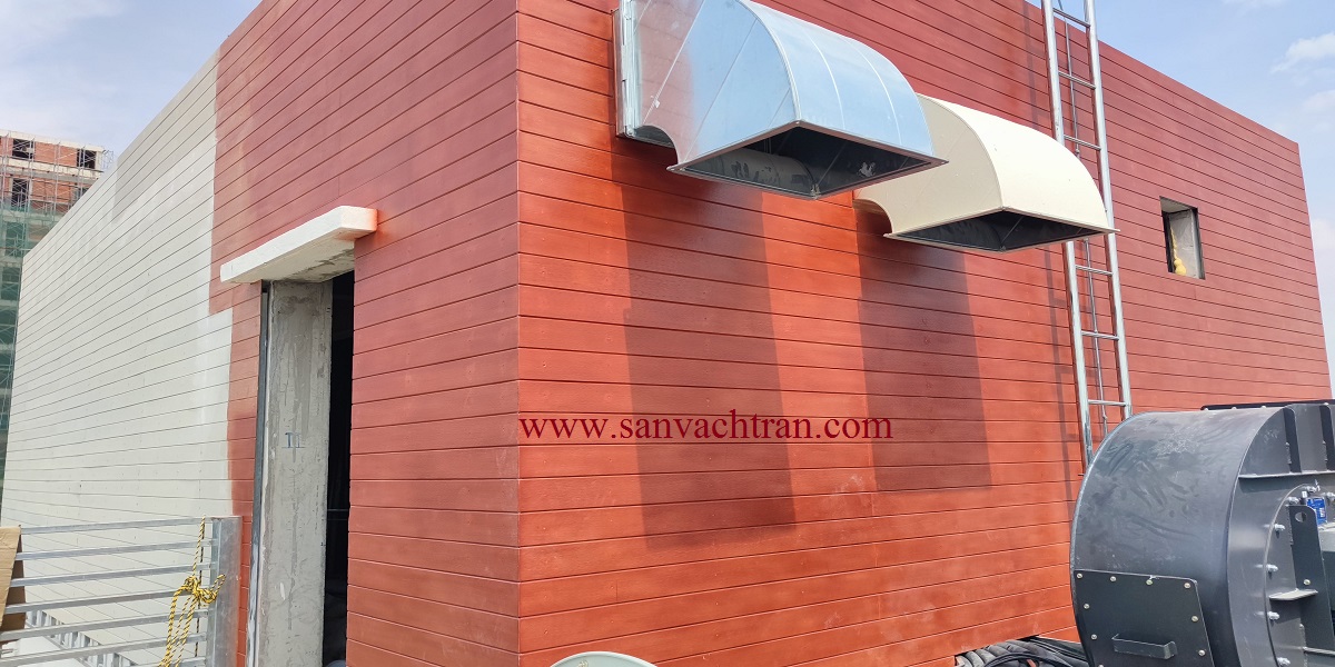 Gỗ ốp tường trang trí ngoài trời bền đẹp ANP