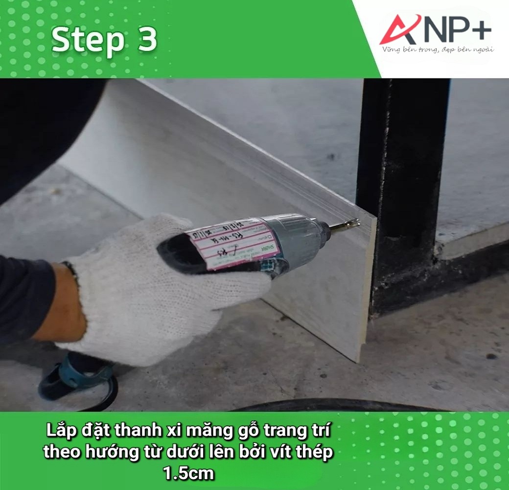 Gỗ ốp tường trang trí ngoài trời bền đẹp ANP