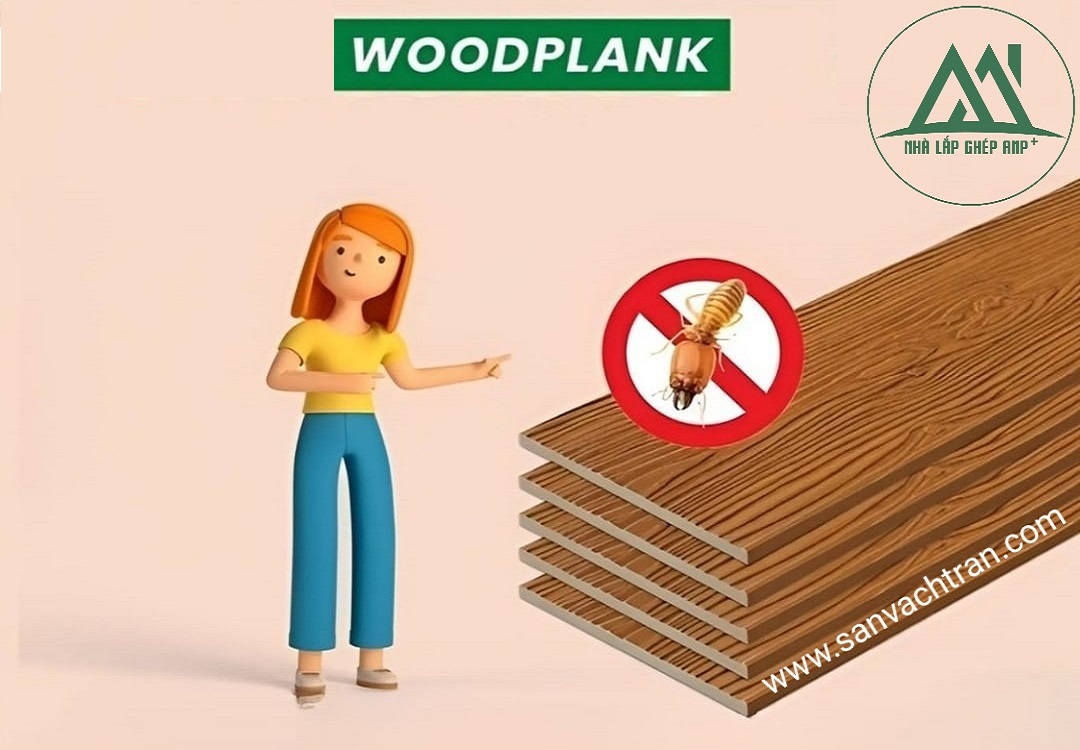 Gỗ ốp tường trang trí ngoài trời bền đẹp ANP