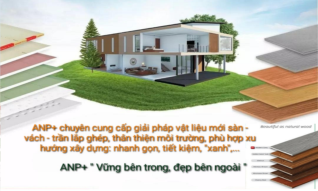 tấm xi măng giả gỗ ốp tường trần anp